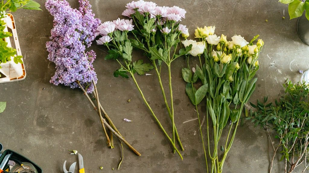 L'atelier du 27 rue de Charonne au petit matin, avant l'arrivée des fleurs